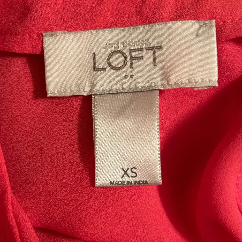 Ann Taylor Loft Women’s Size XS Sleeveless Chiffon Tank Top Blouse Set Of 3 - Picture 5 of 10